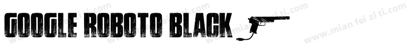 google roboto black字体转换